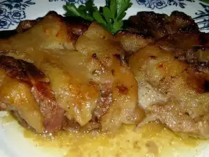 Neck Steaks with Apples