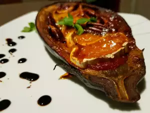 Stuffed Eggplants with Goat Cheese