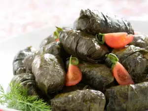 Goat's Cheese in Vine Leaves