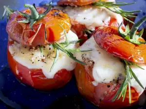 Tomatoes Stuffed with Feta and Herbs