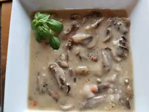 Thick Soup with Porcini, Parasol and Field Mushrooms