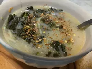 Kale Soup in a Multicooker