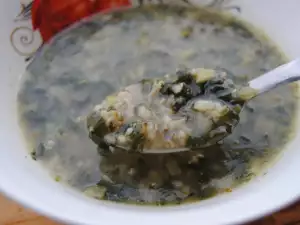 Sorrel, Nettle and Bulgur Soup