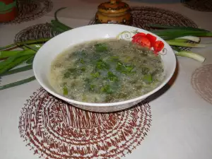 Sorrel and Rice Soup