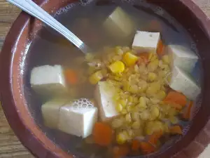 Red Lentil Soup with Soy Sauce