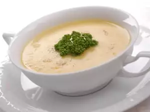 Cream of Potato Soup with Cream