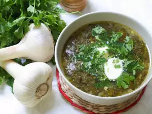 Chicken Soup with Spinach