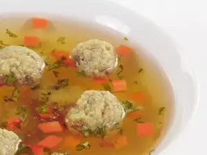 Economical Meatball Soup