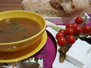 Easy Lentil Soup with Dock