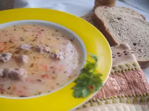 Dobrudja-Style Meatball Soup