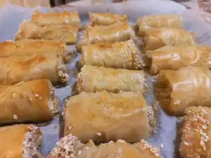 Sesame Turkey Rolls