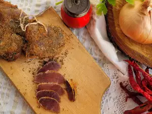 Dried Meat from Pork Tenderloin or Leg