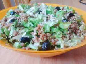 Fresh Salad with Buckwheat