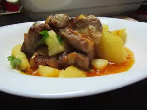 Baked Pork Chops and Potatoes