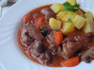 Traditional Pork Goulash with Sauce