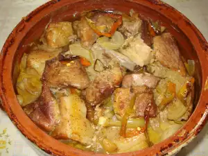 Pork Kebab in a Clay Pot (My Grandma's Recipe)