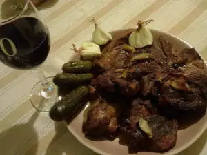 Pork Steaks with Wine