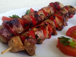 Marinated Pork Shish Kabob on the Grill