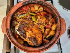 Pork Shank in a Clay Pot