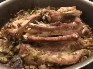 Pork Ribs with Leeks