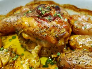 Stuffed Pork Tenderloin with Red Potatoes