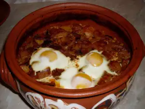 Pork Meat in Clay Pots