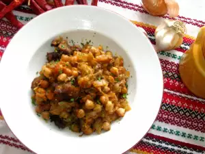 Pork with Chickpeas and Sauerkraut