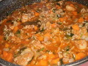 Pork with Rice and Tomatoes