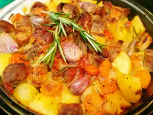 Oven-Baked Pork with Rosemary