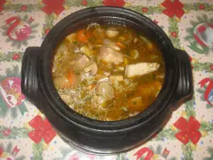 Smothered Pork in a Clay Pot