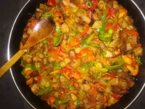 Pork with Onions and Peppers