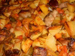 Pork with Potatoes in the Oven