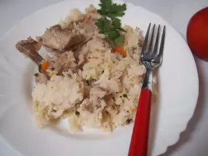 Oven-Baked Pork with Rice