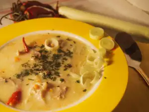 Pork and Leek Soup