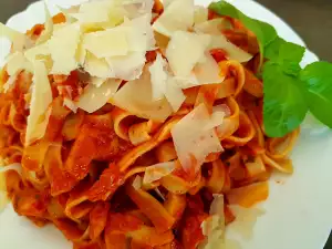 Tagliatelle Calabrese with Mushrooms