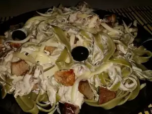 Tagliatelle with Cheese Sauce