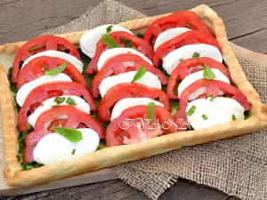 Savory Caprese Tart