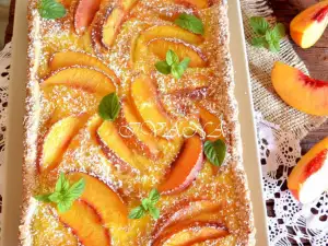 Peaches and Cream Tart