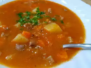 Macedonian Beef Soup