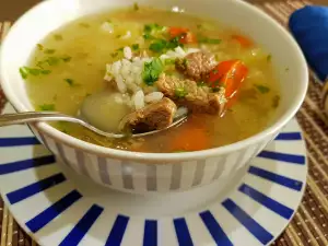 Fragrant Beef Soup with Rice