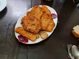 Breaded Veal Schnitzels with Breadcrumbs