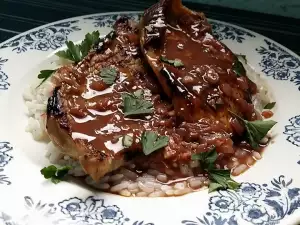 Tender Veal Steaks with Wine Sauce