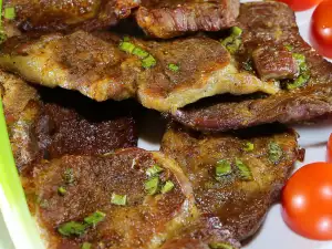 Veal Steaks in the Oven