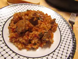 Veal with Rice and Tomatoes