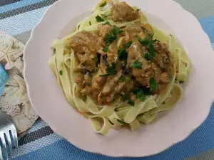 Beef Stroganoff with Pasta