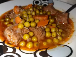 Tender Veal with Peas