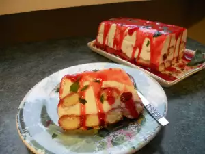 Terrine with Biscotti and Raspberries