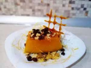 Roasted Pumpkin with Walnuts, Raisins and Honey