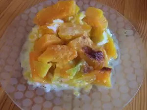 Healthy Dessert with Pumpkin in the Oven