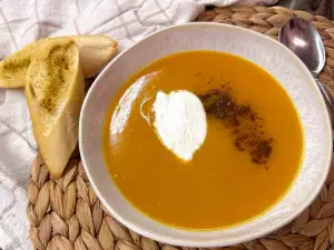 Sweet Potato and Pumpkin Cream Soup